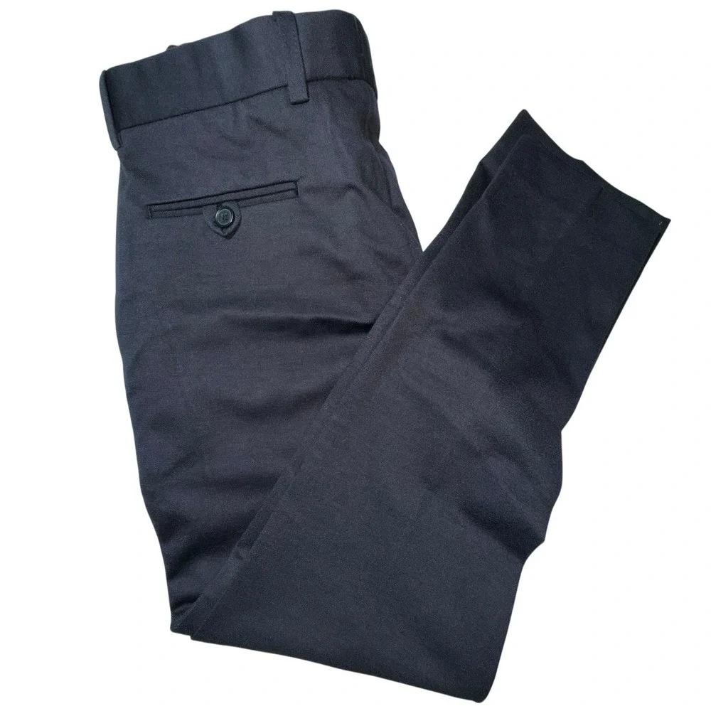 Armando‎ Martillo Boys 10 Husky Slim Fit Navy Dress Pant Trousers Party Wedding
